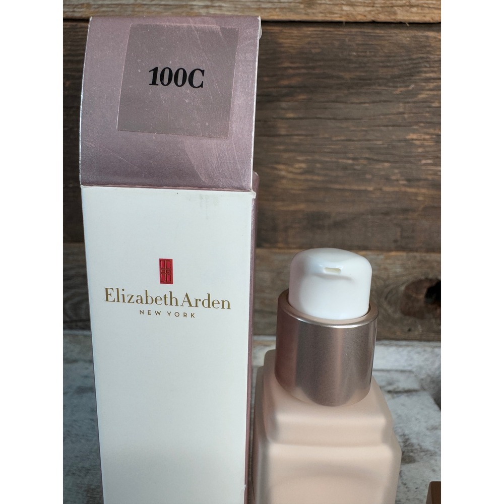 Elizabeth Arden Flawless Finish Skin Caring Foundation 100C 1oz NIB MSRP $42 - Picture 5 of 6